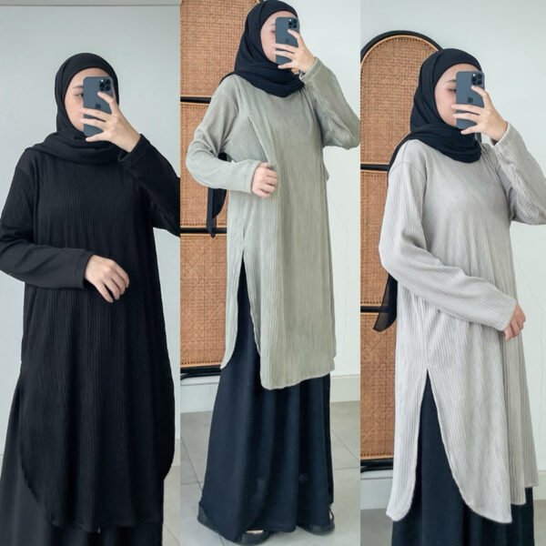 ByMeldev Oval Slit Tunik Busui Nonbusui