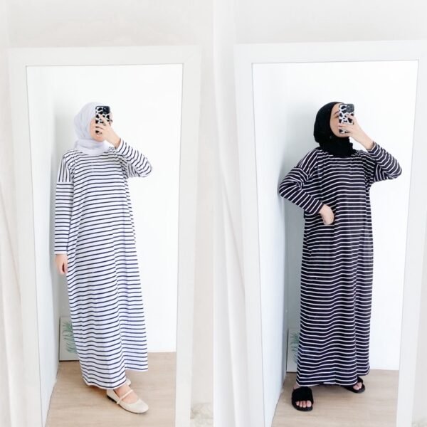 089779d1-17ac-43bb-a634-7b1492c46cef-1.jpg Bymeldev Basic Stripes Dress Motif Salur Busui dan Nonbusui