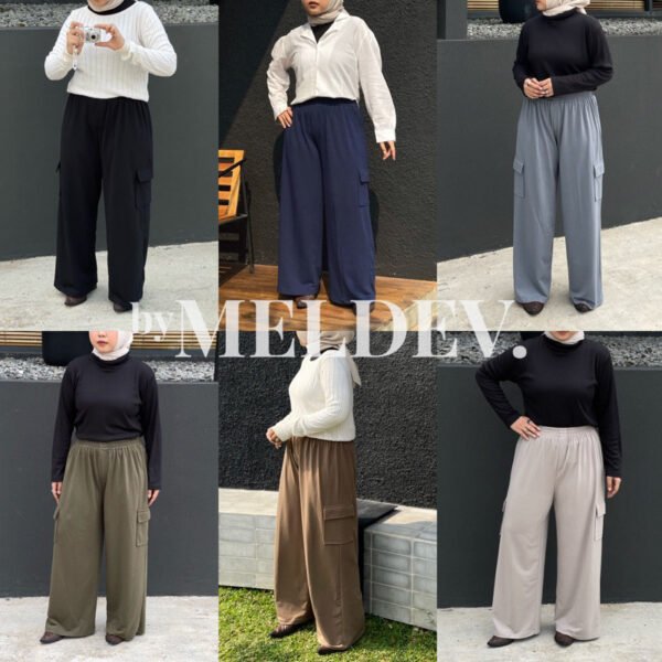 0e29ef01-7782-4cb0-a96f-9a2e266e61b7.jpg ByMeldev Terry Cargo Pants