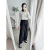 ByMeldev Cotton Basic Cardigan