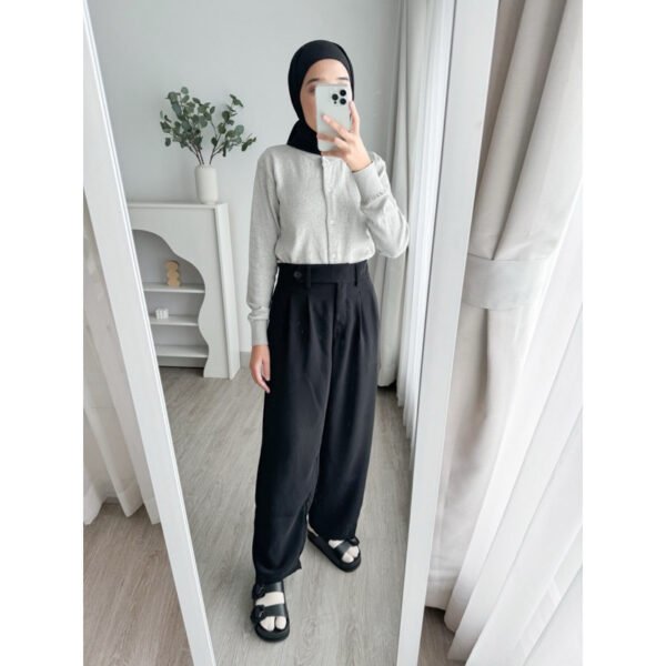 ByMeldev Cotton Basic Cardigan