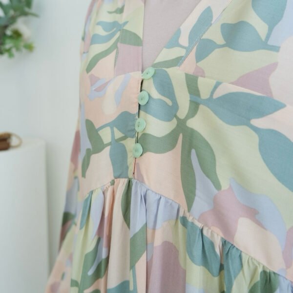 0f678c57-5324-4325-a5dc-e8904305b52a.jpg ByMeldev Dreamy Button Dress Gamis Rayon Daster Panjang