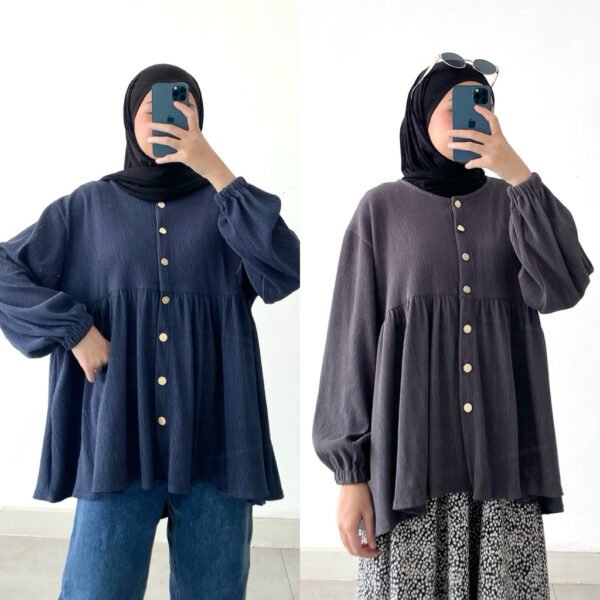 0fa57016-7afa-4195-bcb4-29453d388e53.jpg ByMeldev Raniaa Pleats Blouse Atasan Plisket Rempel Busui Bumil