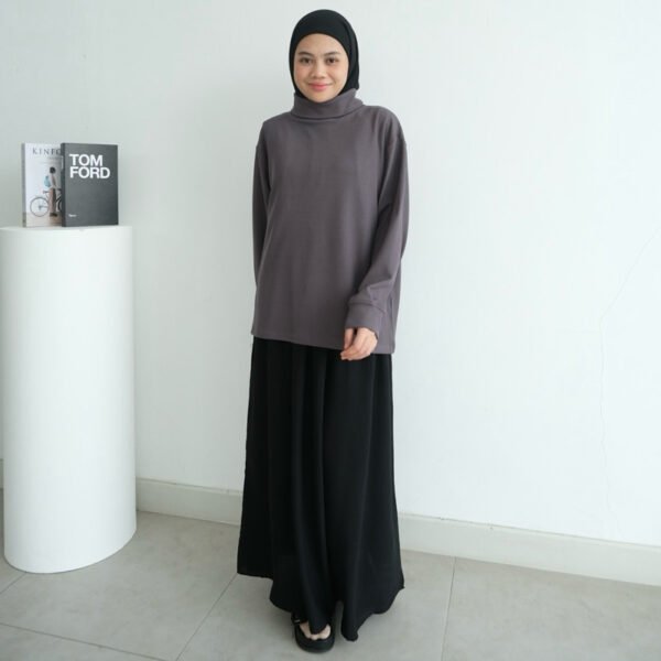 ByMeldev Turtleneck Knit Top Busui Nonbusui Atasan Basic