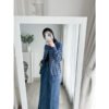 ByMeldev Cotton Stripes Cardigan Katun LD 110