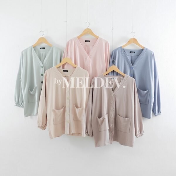 Button Oversize Cardi Jumbo Busui Friendly
