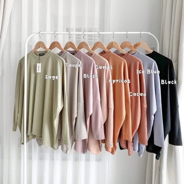 Bymeldev Knit Batwing Oversize Top