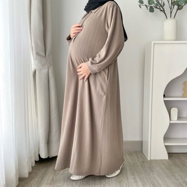 2a16f91c-7b35-4351-a53a-20176089693c-1.jpg ByMeldev Button Knit Dress