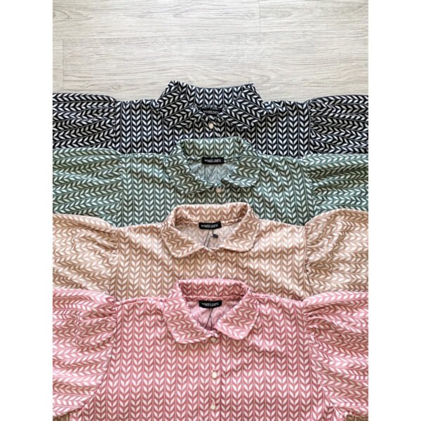 Leaves Babydoll Tunik