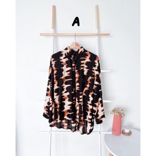 ByMeldev Kemeja Motif Oversize