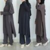 ByMeldev Zora Long Knit Set Busui Nonbusui