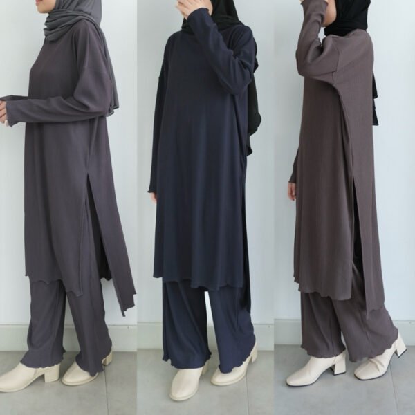 ByMeldev Zora Long Knit Set Busui Nonbusui