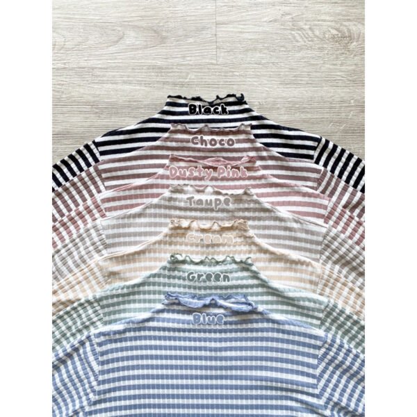 ByMeldev Monica Stripes Knit Top Busui Nonbusui Allsize Jumbo Size