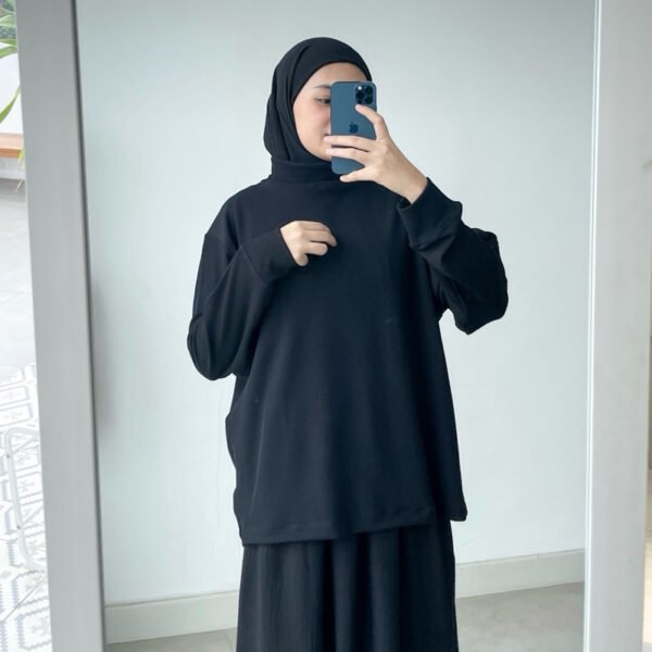 ByMeldev Turtleneck Knit Top Busui Nonbusui Atasan Basic