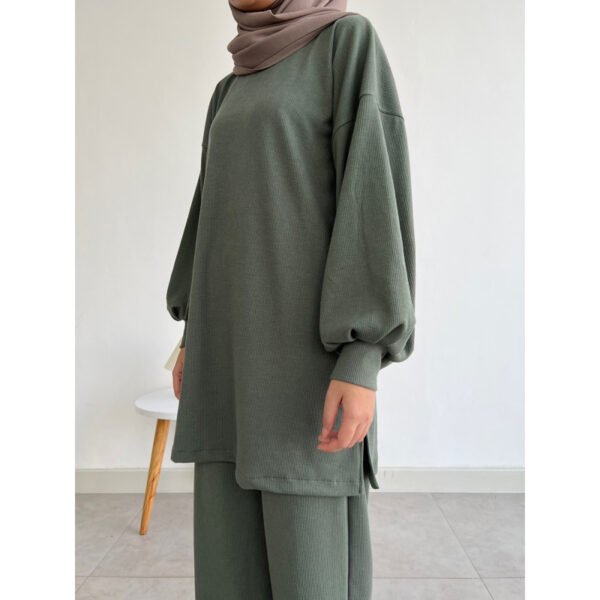 Puffy Knit Set Setelan Nonbusui Busui