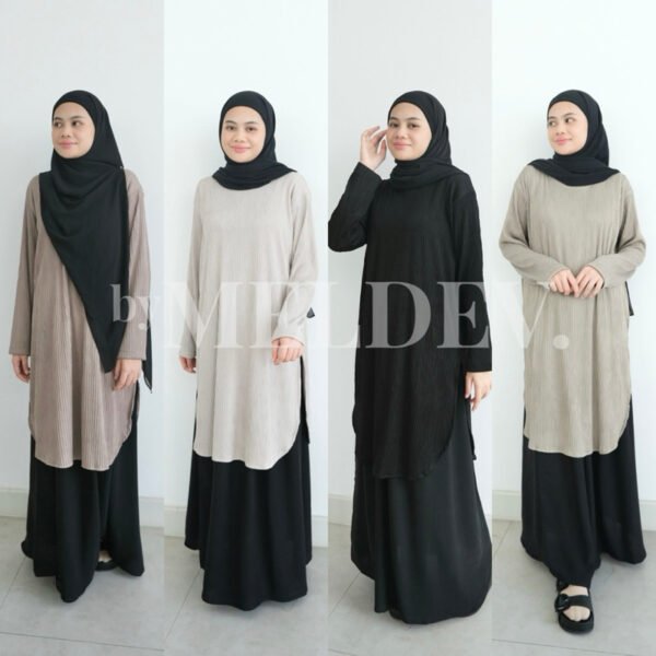 ByMeldev Oval Slit Tunik Busui Nonbusui