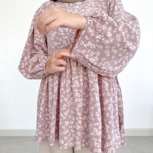 Bymeldev Floral Ruffle Blouse Top