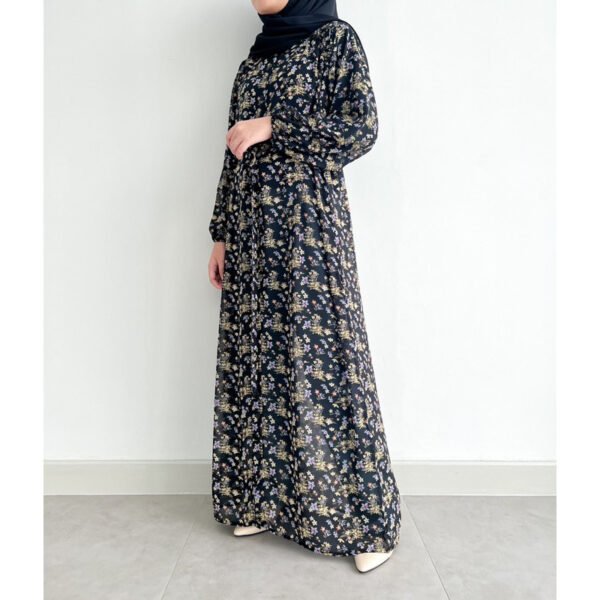 Bymeldev Floral Button Long Dress