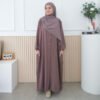Slim Button Long Dress