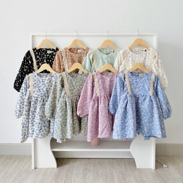 [1-6thn] ByMeldevKids - Summer Flower Dress Anak Perempuan Motif Bunga