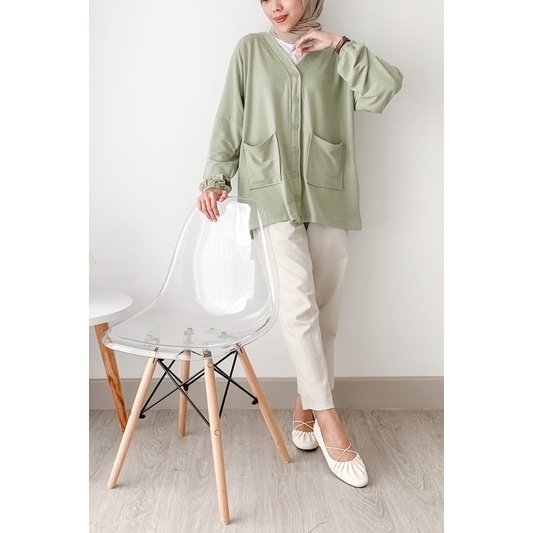 Button Oversize Cardi Jumbo Busui Friendly