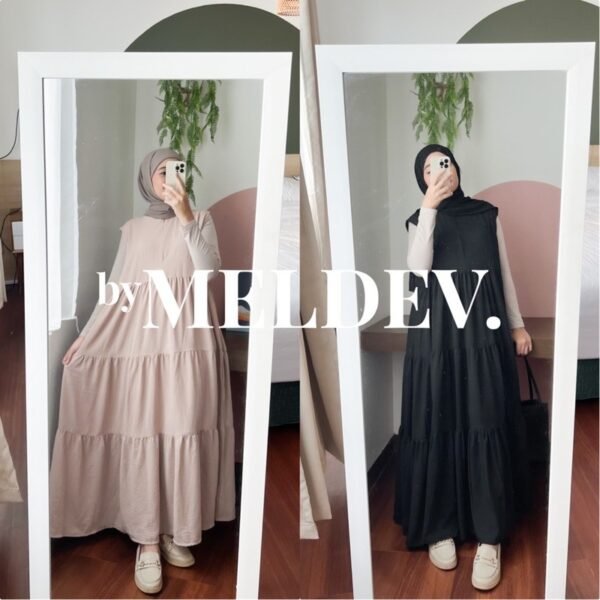 ByMeldev Sleveeless Crinkle Dress