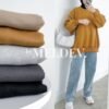 Basic Oversized Crewneck Sweater LD140cm