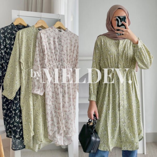 4b154db3-e885-44a3-933c-9afa7c1c6250-1.jpg Bymeldev Flower Slim Tunik