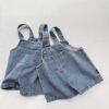 [6-24bln] LittleMeldev Tees Denim Overall Unisex Set