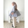 Bymeldev Flower Pearl Blouse Kancing Mutiara