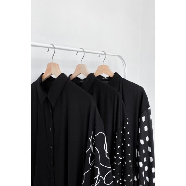 Elle Basic Kemeja Oversized Lengan Balon