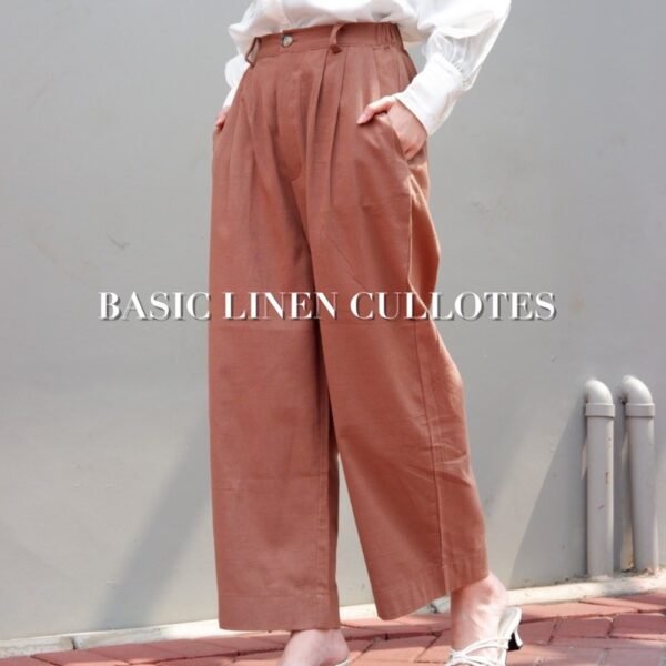 Bymeldev Basic Linen Cullotes