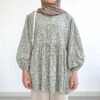 Bymeldev Floral Ruffle Blouse Top