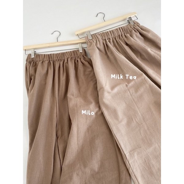 Bymeldev Linen Wide Cullotes Kulot Lebar