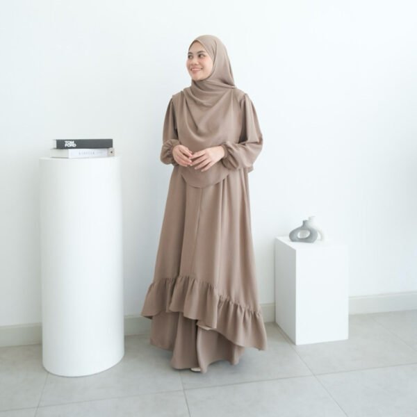 ByMeldev Ghania Tunik Hijab Set Umroh