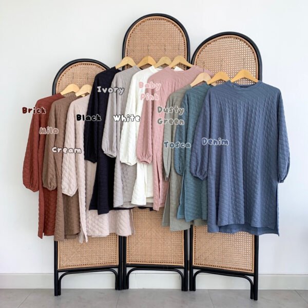 Bymeldev Bubble Midi Tunik Busui Nonbusui Bumil Friendly