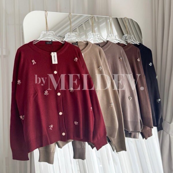 681f1bb4-f42a-4b6f-97b8-1dff169cbfe1.jpg ByMeldev Floral 3D Cardigan Rajut Payet Manik Bunga