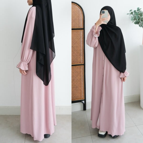 6b289504-0d31-4e31-84b3-dce3321b2dd7.jpg ByMeldev Alayaa Pleats Button Dress