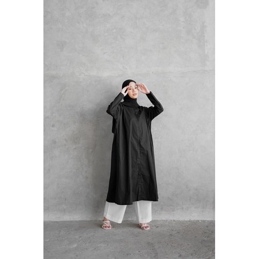 BYMELDEV Plain Midi Tunik LD Jumbo Busui Friendly
