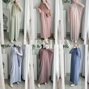 755defed-01a4-4ff1-8d5d-40481a8e3f52-1.jpg ByMeldev Batwing Pleats Knit Dress Busui Nonbusui