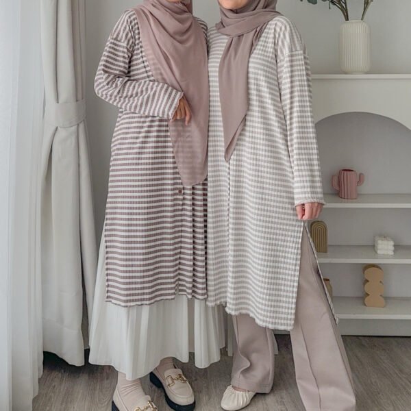 ByMeldev Maurra Knit Stripes Tunik