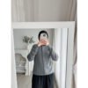 ByMeldev Cotton Basic Cardigan