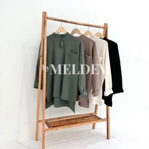 Bymeldev Pocket Oversized Knit Top Busui&Nonbusui