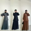 ByMeldev Raindrops Skirt Set Busui Bumil Friendly