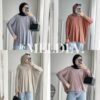 Bymeldev Knit Batwing Oversize Top