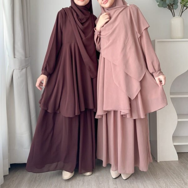 ByMeldev Basic Raya Ceruty Hijab Set