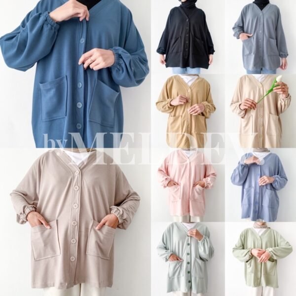 Button Oversize Cardi Jumbo Busui Friendly