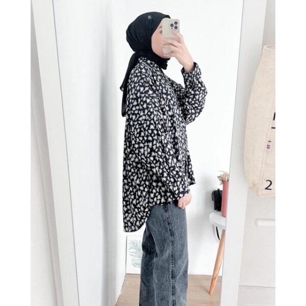ByMeldev Kemeja Motif Oversize