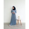 Basic A-Line Crinkle Dress Non Busui & Busui