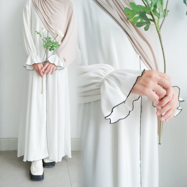 8e04cff6-13c3-4043-93cb-7e2b84bb1d3b.jpg ByMeldev Alayaa Pleats Button Dress